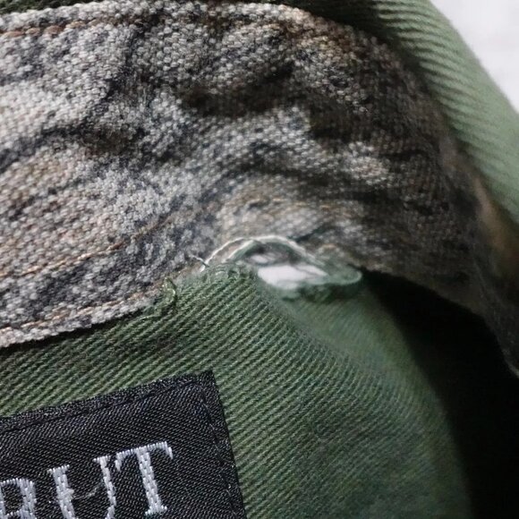 Vintage H.S. Strut Shirt Mens XL Green Camouflage Padded Button Down Long Sleeve - Picture 3 of 10